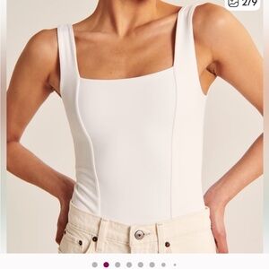 Abercrombie & Fitch Cream Soft  Tee/ bodysuit